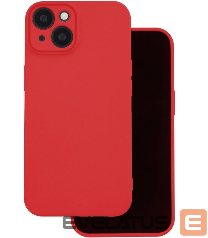 Back panel cover iLike Apple Silicon case for iPhone 16 Pro Max 6,9 Red
