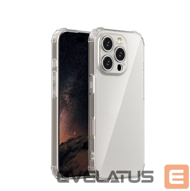 Back panel cover iLike Apple iPhone 12 / 12 Pro 6,1 Anti Shock 1,5mm case Transparent