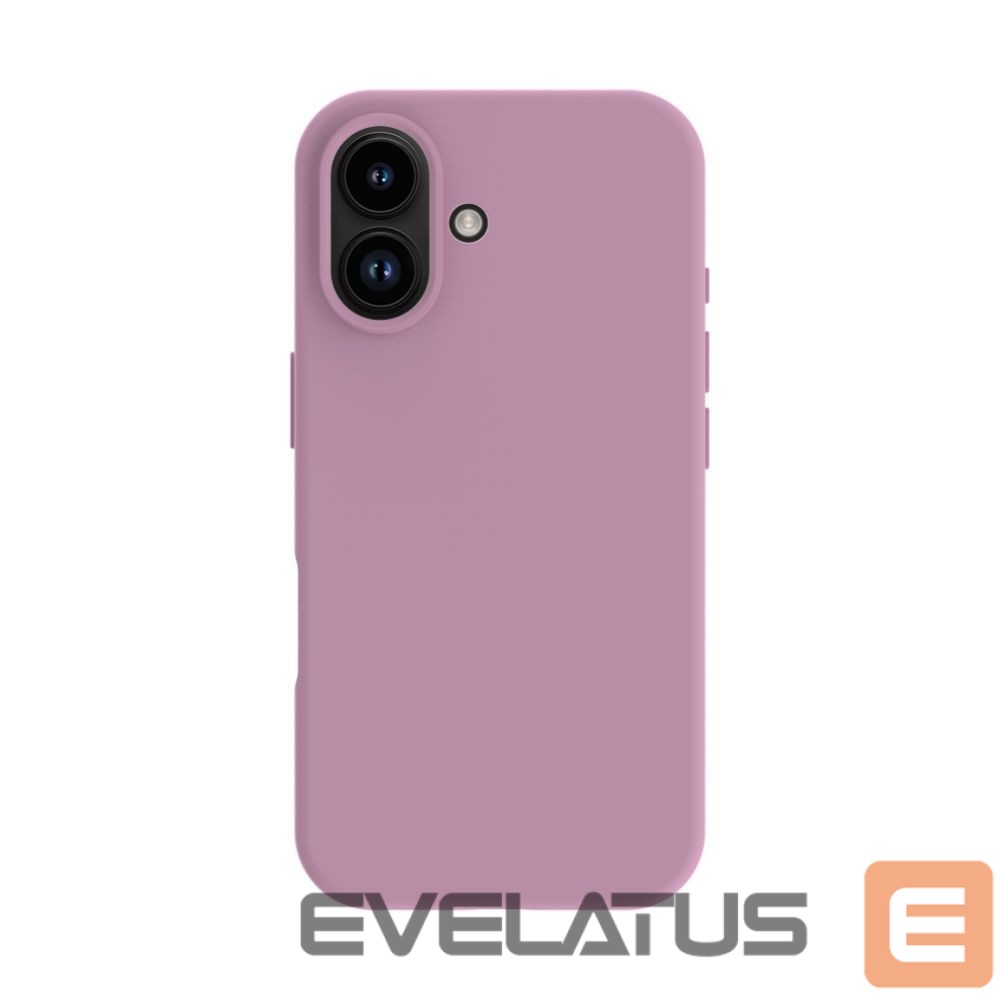 Back panel cover Evelatus Apple iPhone 16 Premium Magsafe Soft Touch Silicone Case Pink