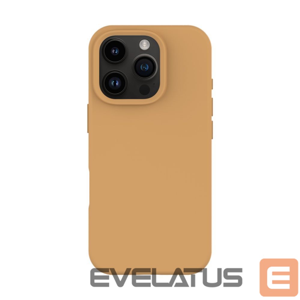 Back panel cover Evelatus Apple iPhone 16 Pro Max Premium Magsafe Soft Touch Silicone Case Desert Titanium