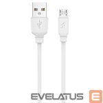 Cable Jellico  B15 Durable-Soft Universal Micro USB to USB Data & Fast 3.1A Charger Cable 1m White