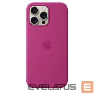 Back panel cover Apple - iPhone 16 Pro Max Silicone Case with MagSafe Fuchsia