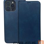 Book case iLike Samsung Galaxy A55 5G  Smart Suede cas Navy Blue