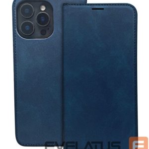 Book case iLike Samsung Galaxy A55 5G  Smart Suede cas Navy Blue