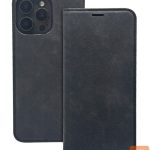 Back panel cover iLike Samsung Galaxy A55 5G Smart Suede case Black