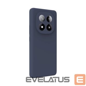 Back panel cover Evelatus Xiaomi Redmi Note 14 Pro Plus Premium Magnetic Soft Touch Silicone Case Dark Blue