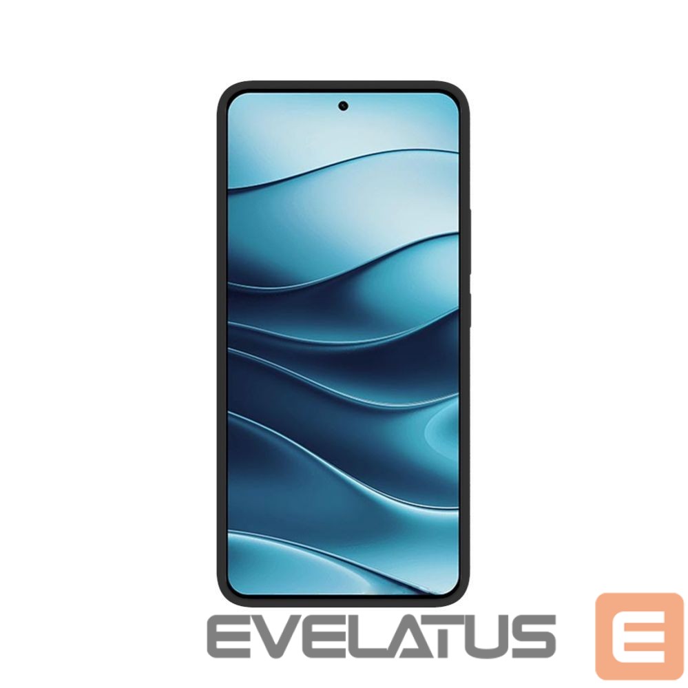 Back panel cover Evelatus Xiaomi Redmi Note 14 Premium Magnetic Soft Touch Silicone Case Black