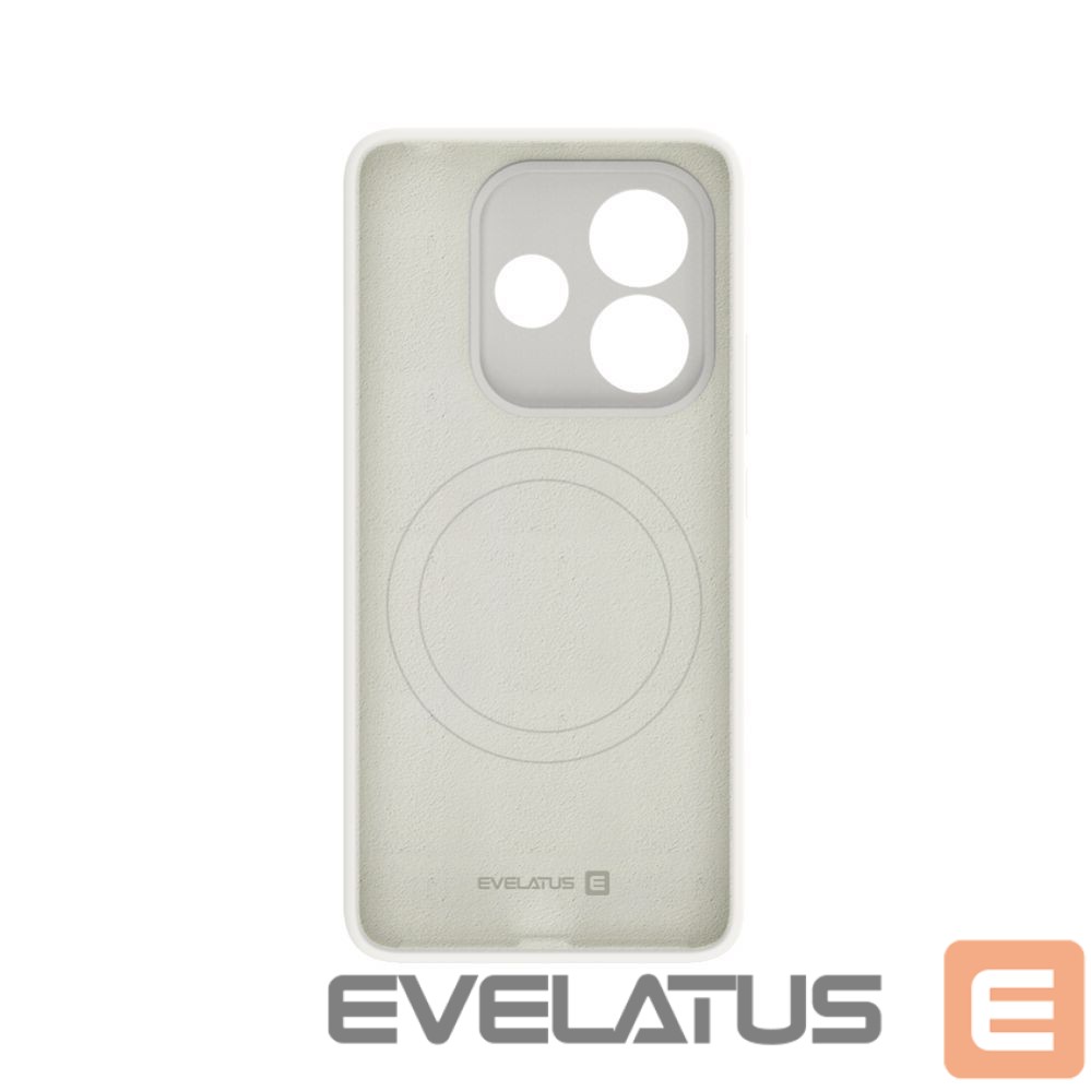 Back panel cover Evelatus Xiaomi Redmi Note 14 Premium Magnetic Soft Touch Silicone Case Stone