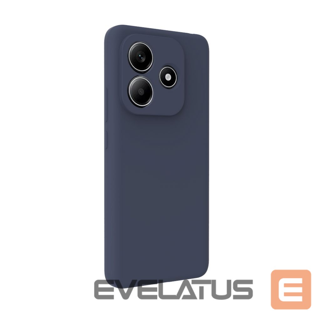Back panel cover Evelatus Xiaomi Redmi Note 14 Premium Magnetic Soft Touch Silicone Case Dark Blue