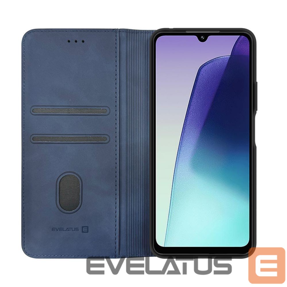 Book case Evelatus Xiaomi Redmi 14C 4G/ 14C 5G / Redmi A4 / POCO C75 Book Case Dark Blue