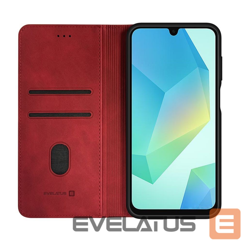 Book case Evelatus Samsung Galaxy A16 Book Case Red