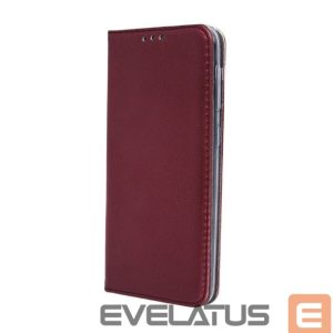 Book case iLike Samsung Galaxy A55 5G Smart Magnetic case Burgundy