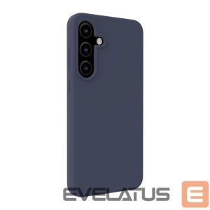 Back panel cover Evelatus Samsung Galaxy S25 Premium Magnetic Soft Touch Silicone Case Dark Blue