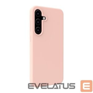 Back panel cover Evelatus Samsung Galaxy S25 Premium Magnetic Soft Touch Silicone Case Pink Sand