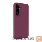 Back panel cover Evelatus Samsung Galaxy S25 Premium Magnetic Soft Touch Silicone Case Maroon