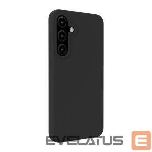 Back panel cover Evelatus Samsung Galaxy S25 Plus Premium Magnetic Soft Touch Silicone Case Black