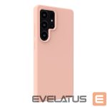 Back panel cover Evelatus Samsung Galaxy S25 Ultra Premium Magnetic Soft Touch Silicone Case Pink Sand