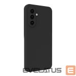 Back panel cover Evelatus Samsung Galaxy A36 Premium Magnetic Soft Touch Silicone Case Black
