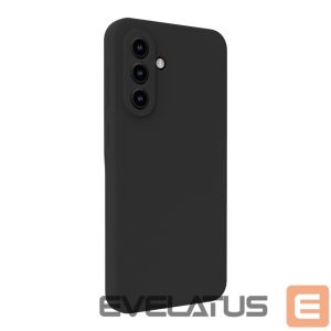 Back panel cover Evelatus Samsung Galaxy A36 Premium Magnetic Soft Touch Silicone Case Black