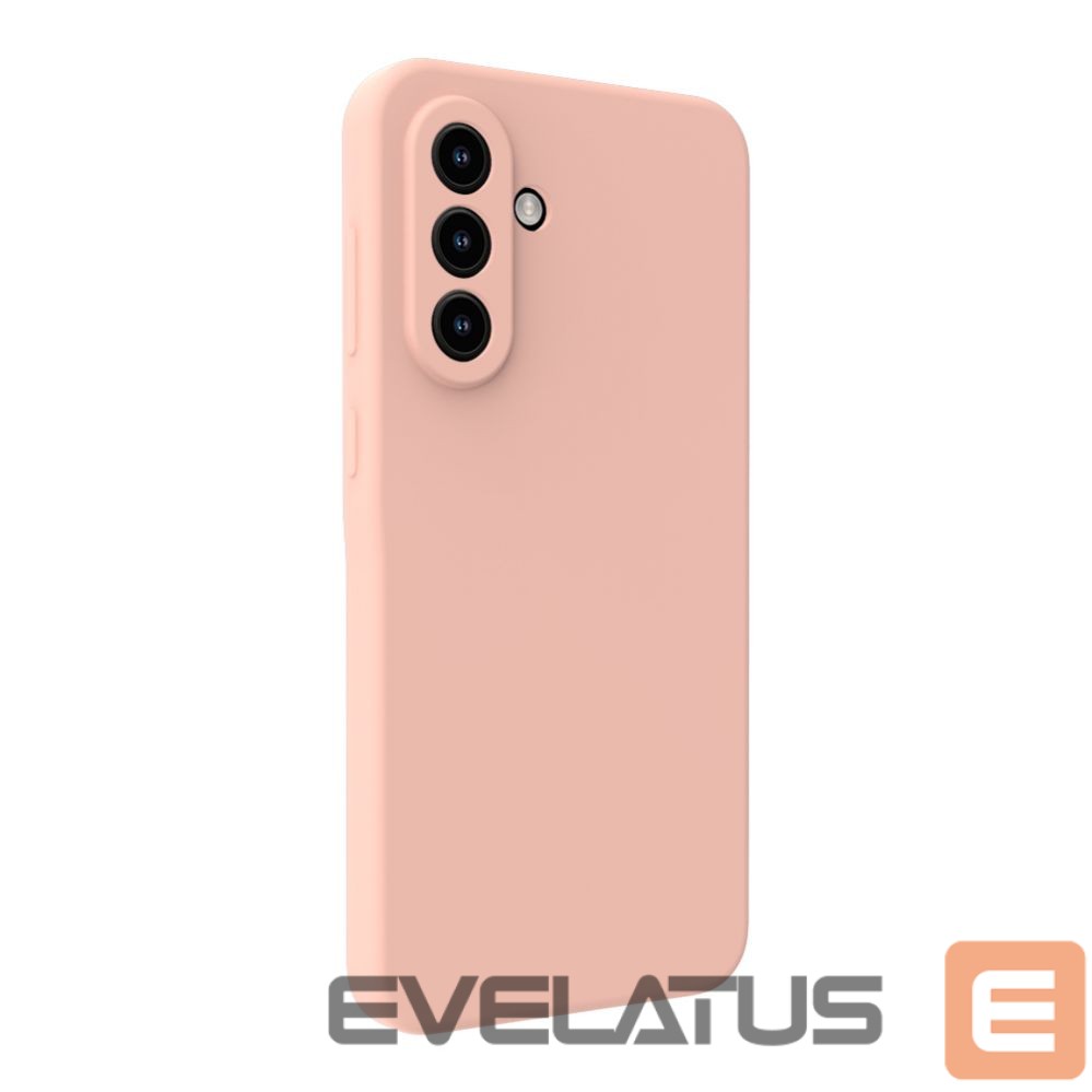 Back panel cover Evelatus Samsung Galaxy A36 Premium Magnetic Soft Touch Silicone Case Pink Sand