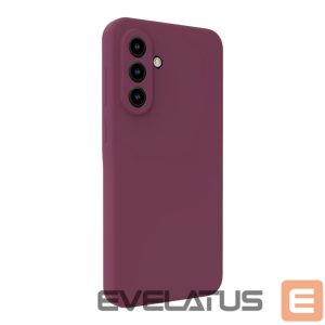 Back panel cover Evelatus Samsung Galaxy A36 Premium Magnetic Soft Touch Silicone Case Maroon