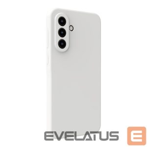Back panel cover Evelatus Samsung Galaxy A36 Premium Magnetic Soft Touch Silicone Case White