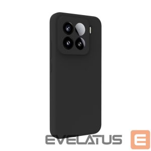 Back panel cover Evelatus Xiaomi 15 Premium Magnetic Soft Touch Silicone Case Black