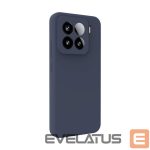 Back panel cover Evelatus Xiaomi 15 Premium Magnetic Soft Touch Silicone Case Dark Blue