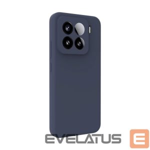 Back panel cover Evelatus Xiaomi 15 Premium Magnetic Soft Touch Silicone Case Dark Blue