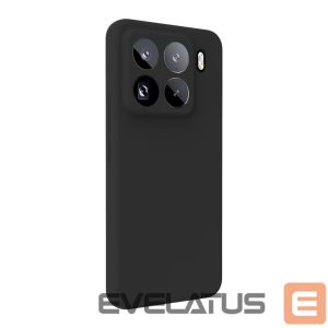 Back panel cover Evelatus Xiaomi 15 Pro Premium MagSafe Soft Touch Silicone Case Black