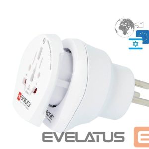 Adapter Skross  Travel adapter CO W to ISR White