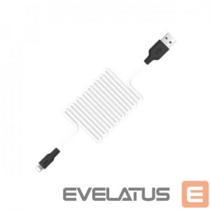 Cable Hoco  X21 Silicone iP charging cable Black White