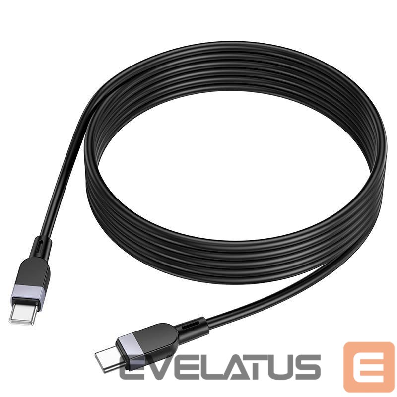 Cable Hoco X109 Energy 60W silicone charging data cable C to C(L=2M) Black
