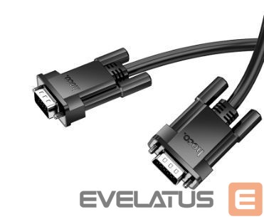 Cable Hoco US11 VGA male to VGA male HD data cable(L=2M) Black