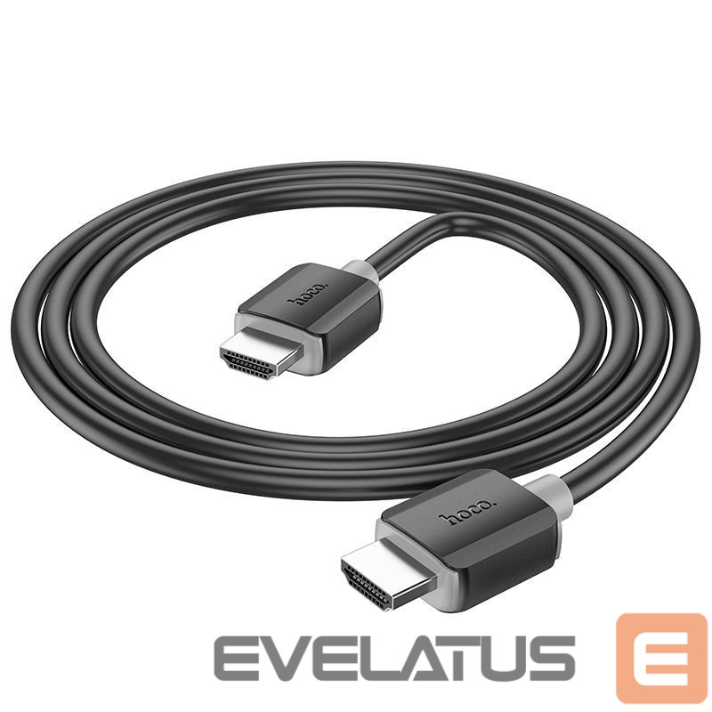 Cable Hoco US08 HDTV 2.0 male-to-male 4K HD data cable(L=1M) Black