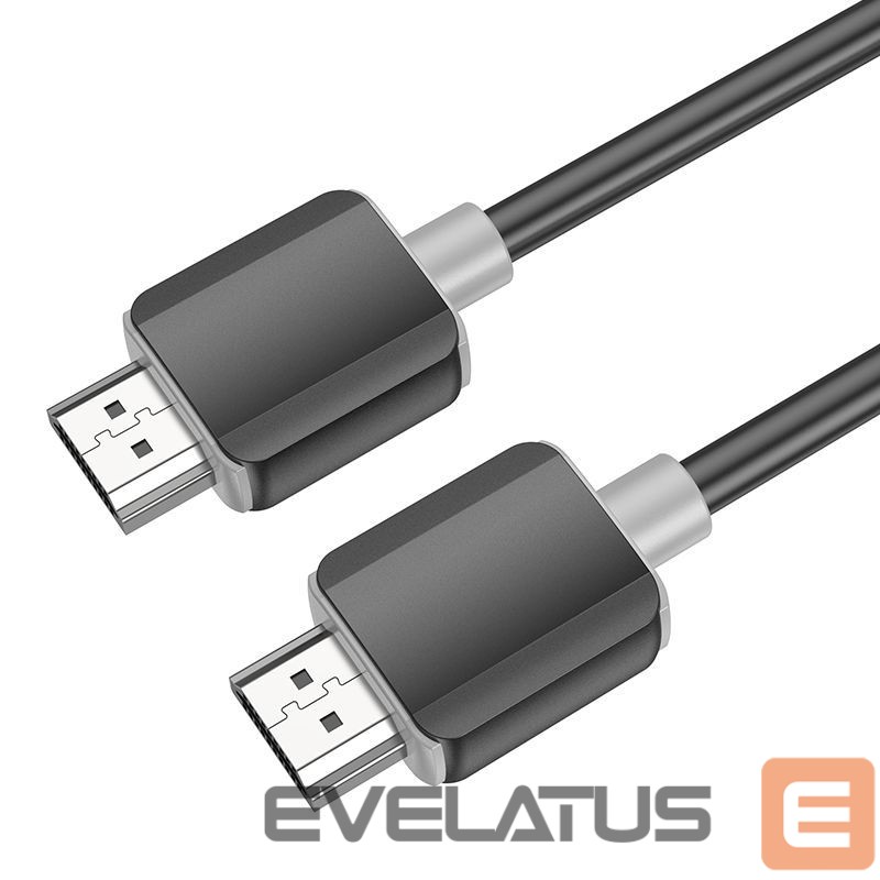 Cable Hoco US08 HDTV 2.0 male-to-male 4K HD data cable(L=1M) Black