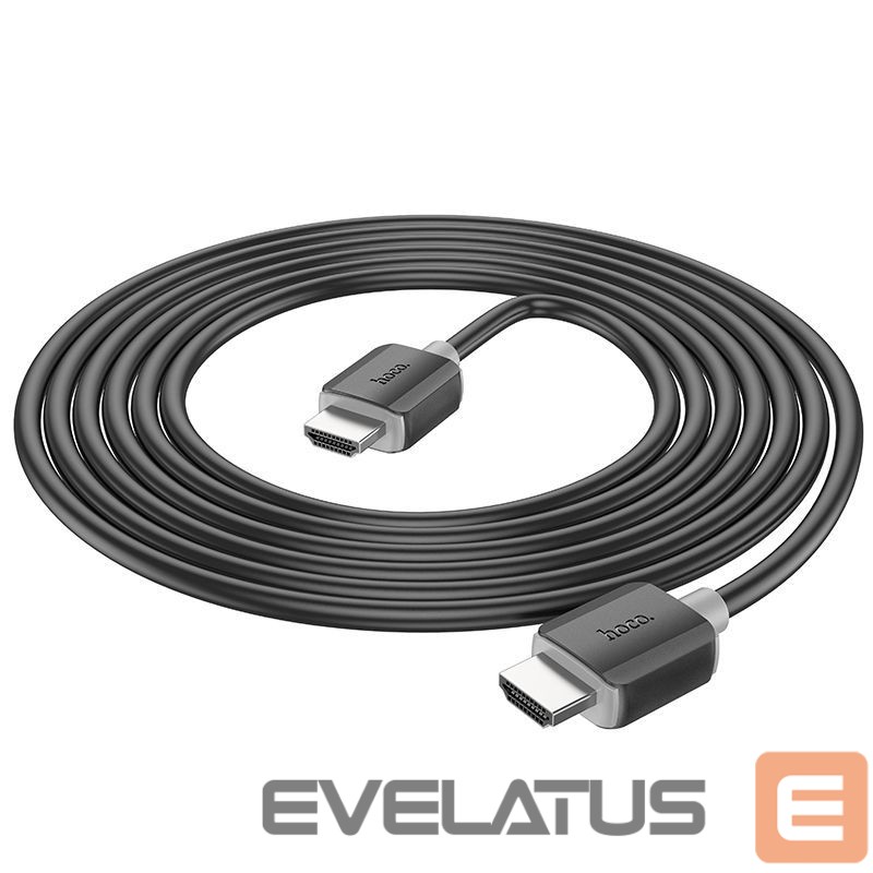 Cable Hoco US08 HDTV 2.0 male-to-male 4K HD data cable(L=3M) Black