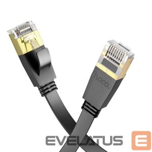 Cable Hoco  US07 General pure copper flat network cable(L=10M) Black