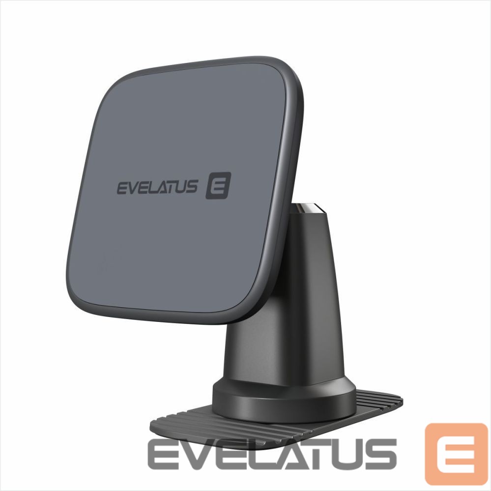 Auto holder Evelatus 360 Swivel adhesive mount with MagSafe C2+K8 Black