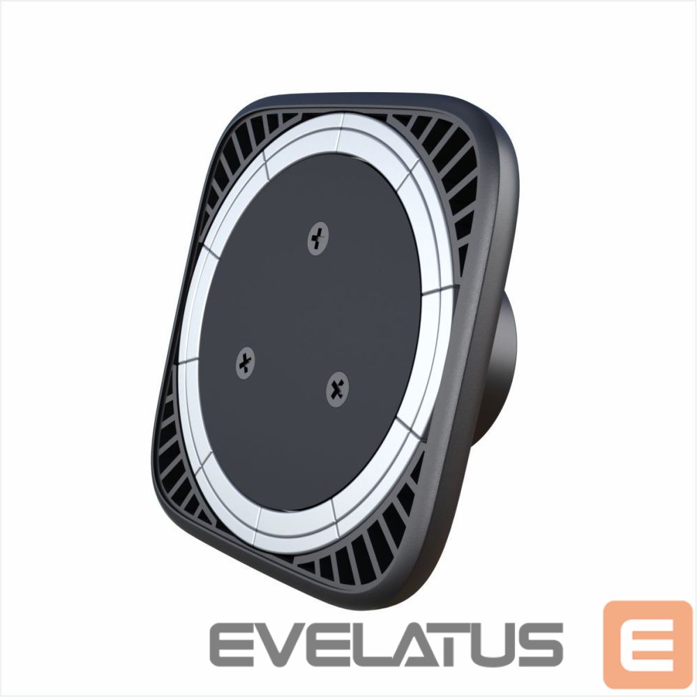 Auto holder Evelatus 360 Swivel adhesive mount with MagSafe C2+K8 Black