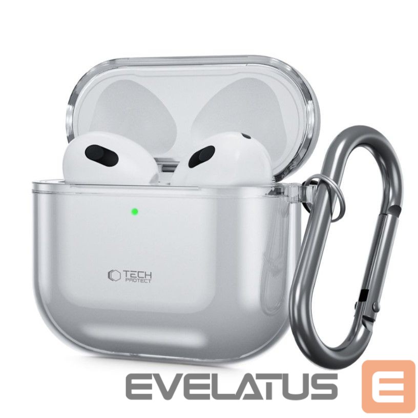 Headphone case Tech-Protect Apple AIRPODS 4 ASH FLEXAIR Case Grey