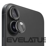 Protective glass Evelatus Apple iPhone 16 / 16 Plus Camera Lens Protector Armor Black