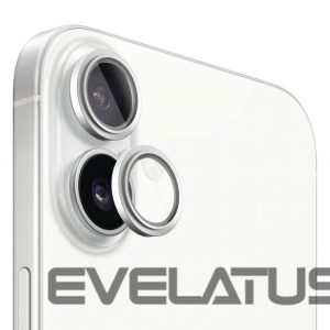 Protective glass Evelatus Apple iPhone 16 / 16 Plus Camera Lens Protector Armor White