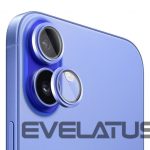 Protective glass Evelatus Apple iPhone 16 / 16 Plus Camera Lens Protector Armor Ultramarine