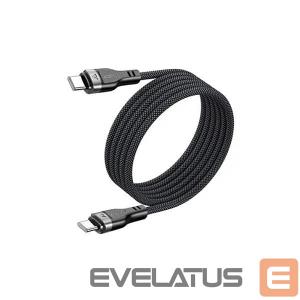 Cable Acefast 3in1 Cable Acefast C11-03 USB-C - USB-C 480Mb/s 100W 1.2m Black