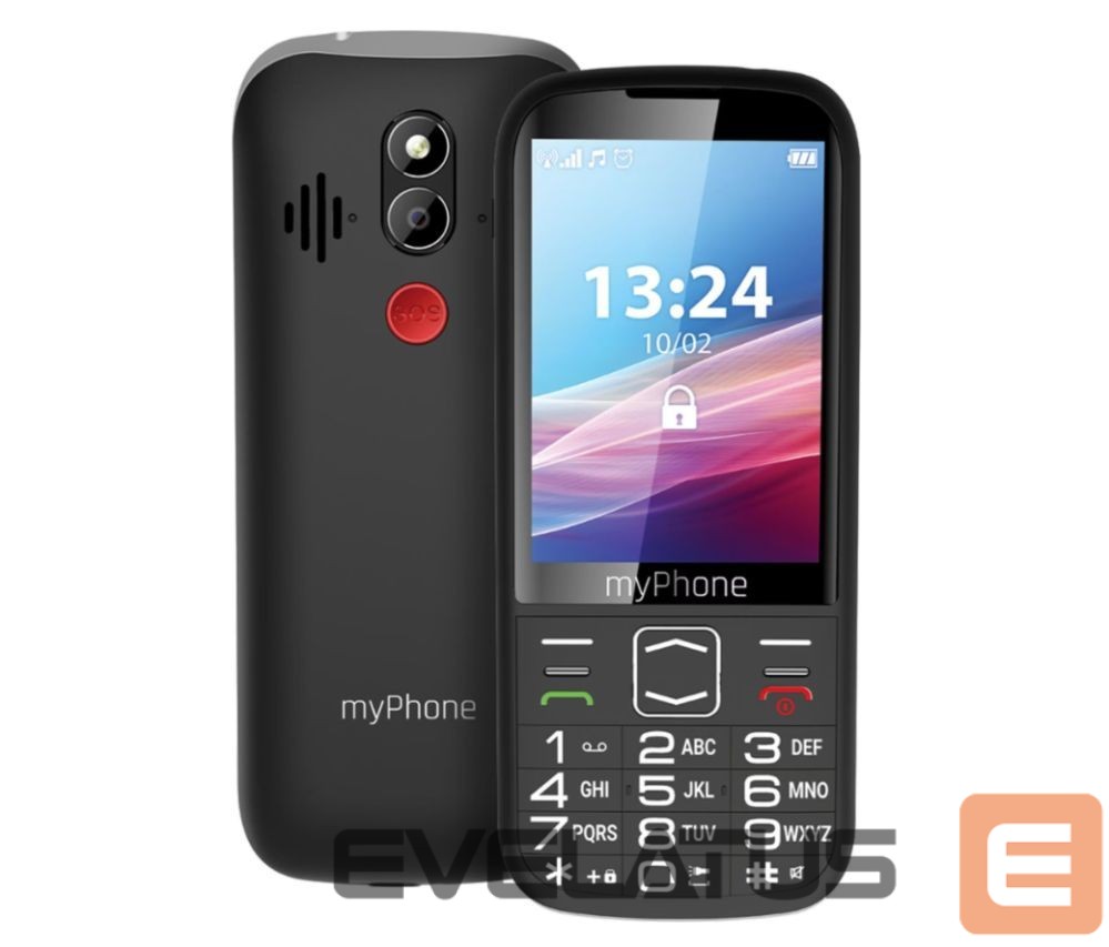 Cell phone MyPhone Halo 4 LTE Dual SIM Black