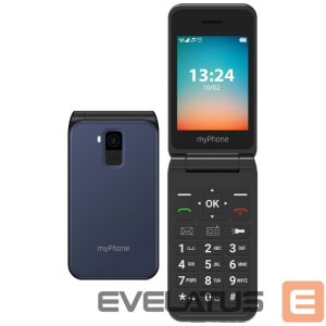 Cell phone MyPhone  Flip LTE Dual SIM Black Blue
