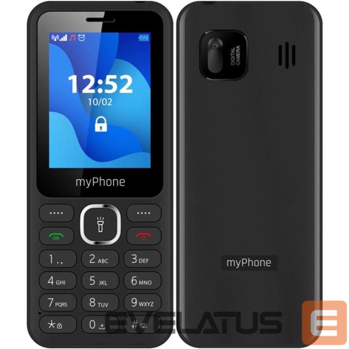 Cell phone MyPhone 6320 | Black | 2.4 " | TFT | 32 MB | 32 MB | Dual SIM | Main camera resolution 0.3 MP | 100 mAh
