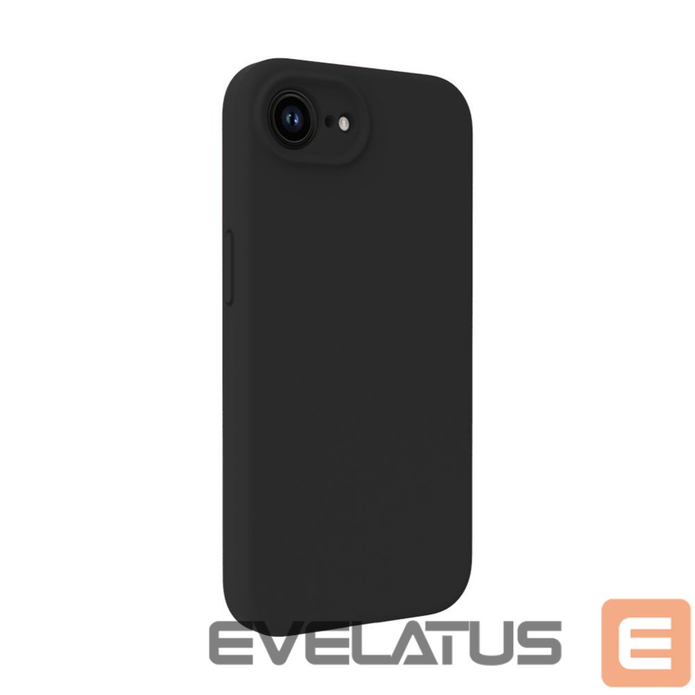 Back panel cover Evelatus Apple iPhone 16e / SE4 Premium Magsafe Soft Touch Silicone Case Black