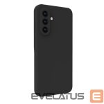 Back panel cover Evelatus Samsung Galaxy A56 Premium Magnetic Soft Touch Silicone Case Black